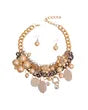 Chunky Bib Pearl Necklace Set