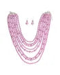 Purple Pearl 8 Strand Set